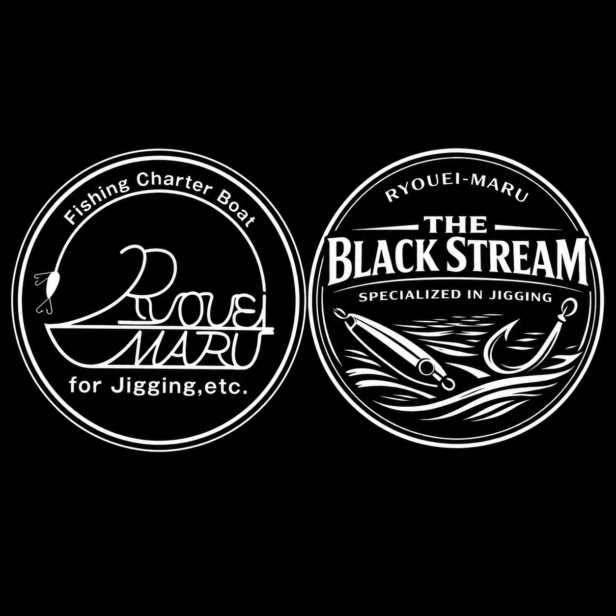 漁栄丸 / The Black Stream ロゴ